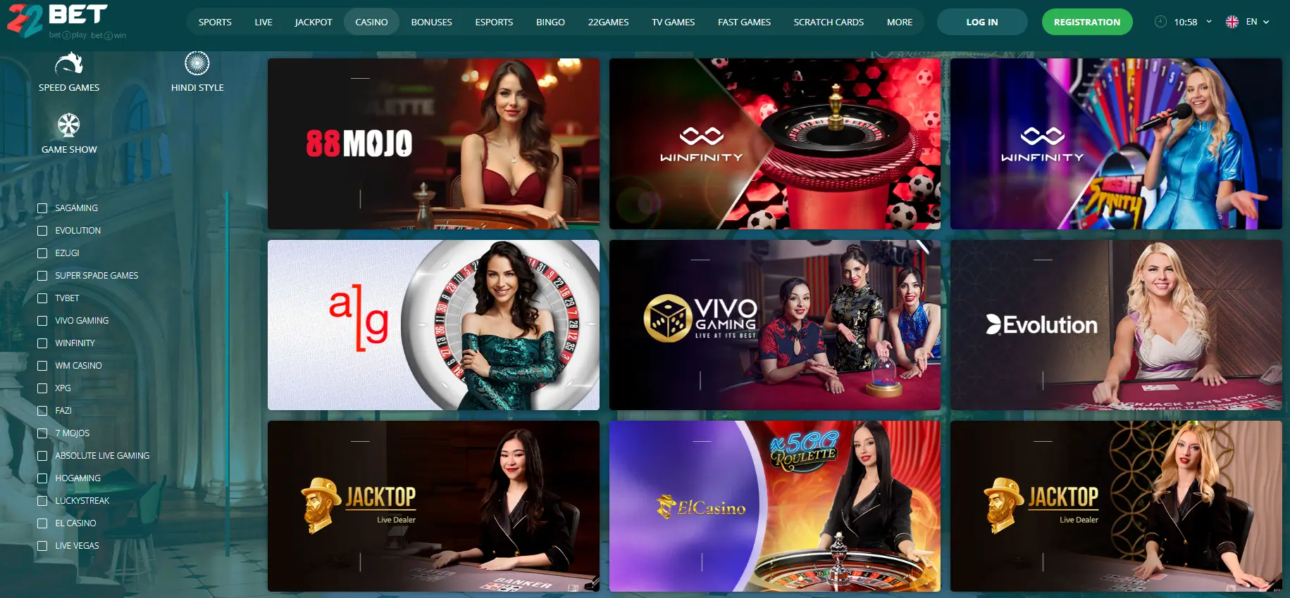 22bet live casino 22bet live casino